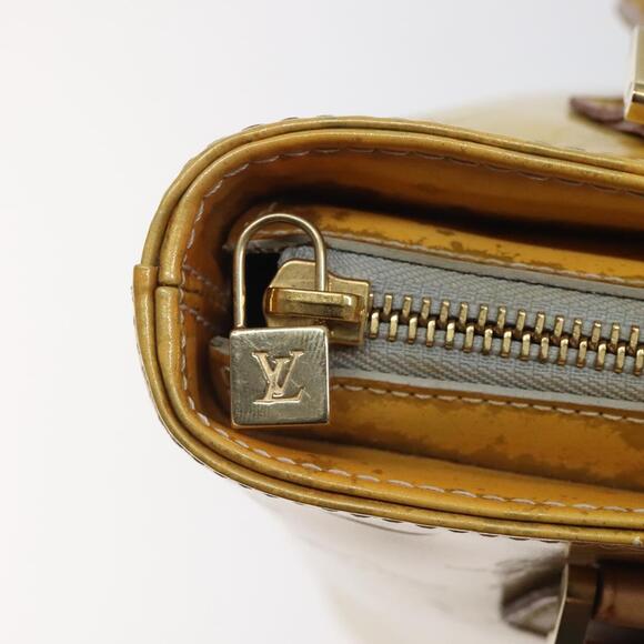 LOUIS VUITTON Monogram Vernis Houston Hand Bag Gris M91053 - Picture 10 of 16